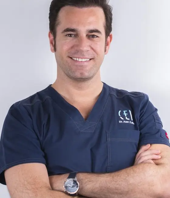 Retrato de Dr. Juan Zufia, docente del máster
